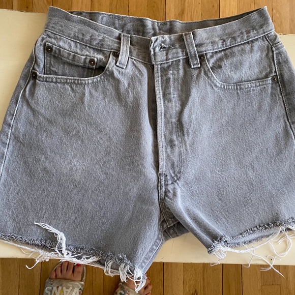 RARE VINTAGE USA LEVIS 501 CUT OFF SHORTS - Picture 2 of 7